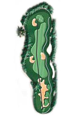 hole 1 overhead view