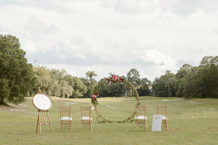 outdoors ceremony