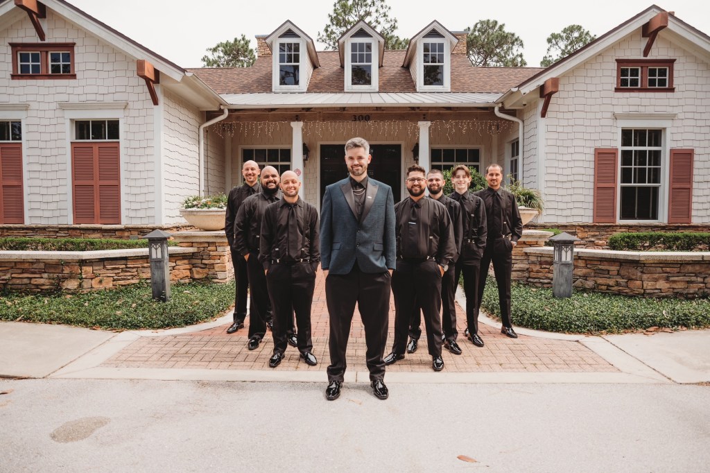 groom and groomsmen