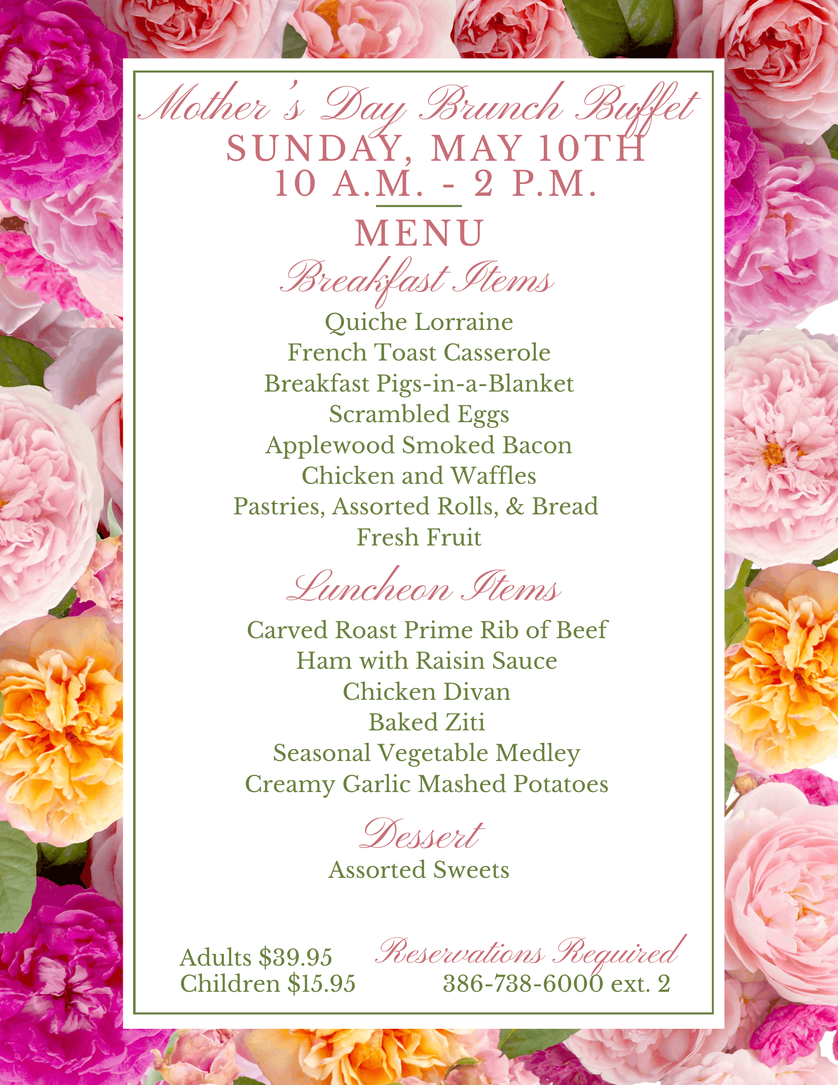 Mother’s Day Brunch (Real Estate Flyer)